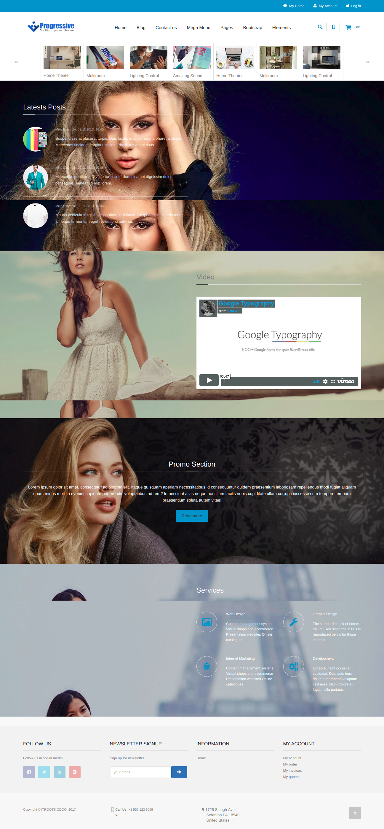 Homepage Parallax