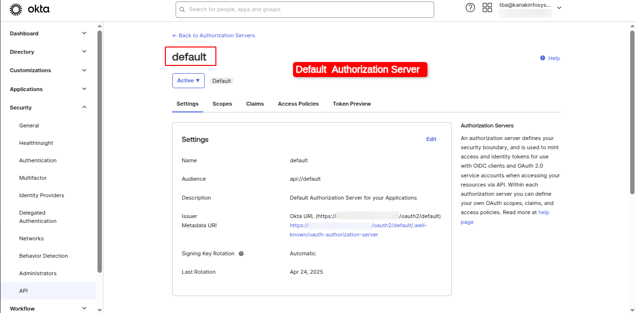 Sign in with Okta