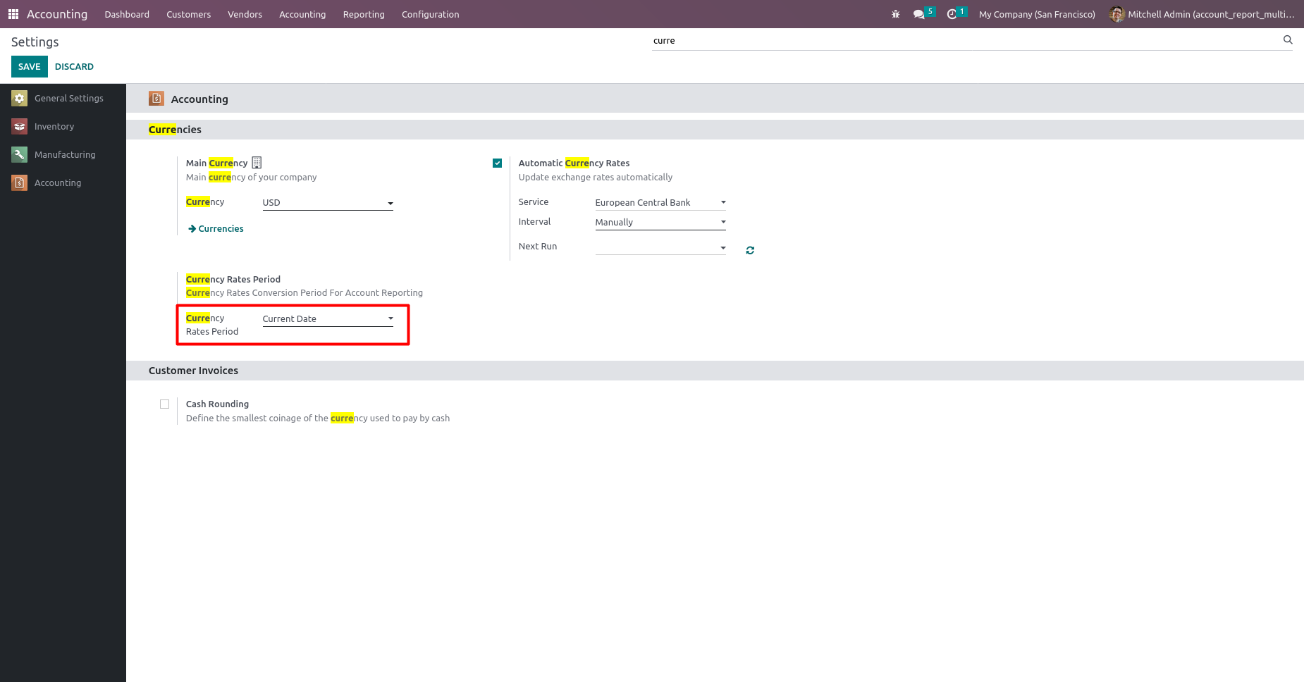 Account Financial Reports with multi Currency and Transaction Date