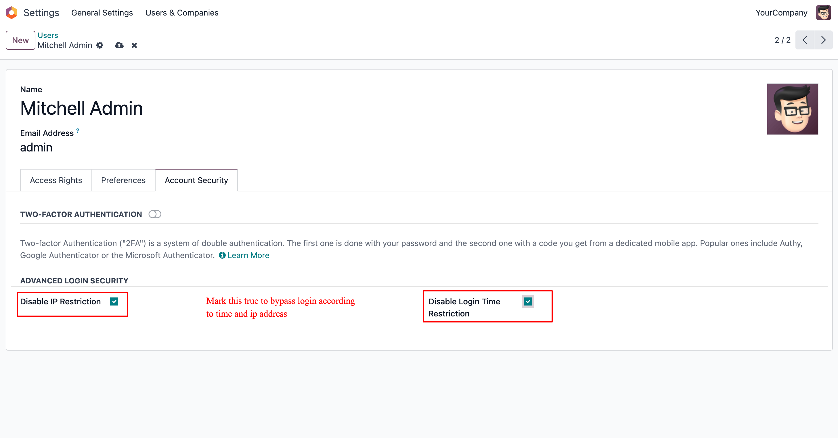 Advanced Login Security