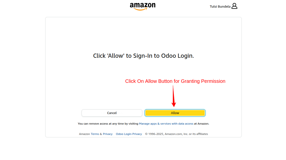 Sign in with Amazon