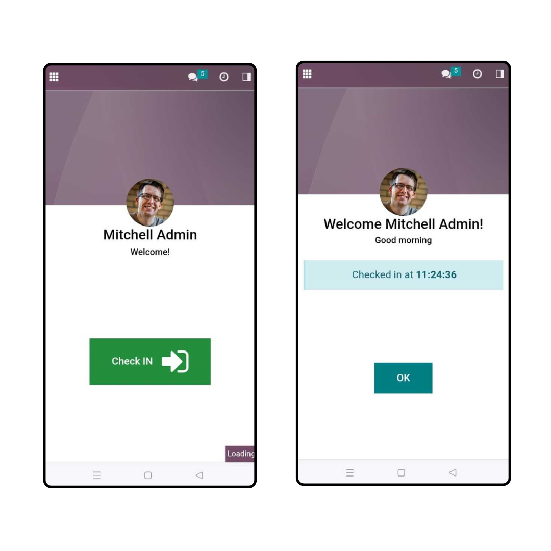 Geo Location Attendance - This module will only allows employee to check in/out within Active Work Location Range.| Geo Attendance | Remote Attendance | Human Resources | Employees | Geo Location | Active Work Location | Attendance Range | Active Location | CheckIn | CheckOut 