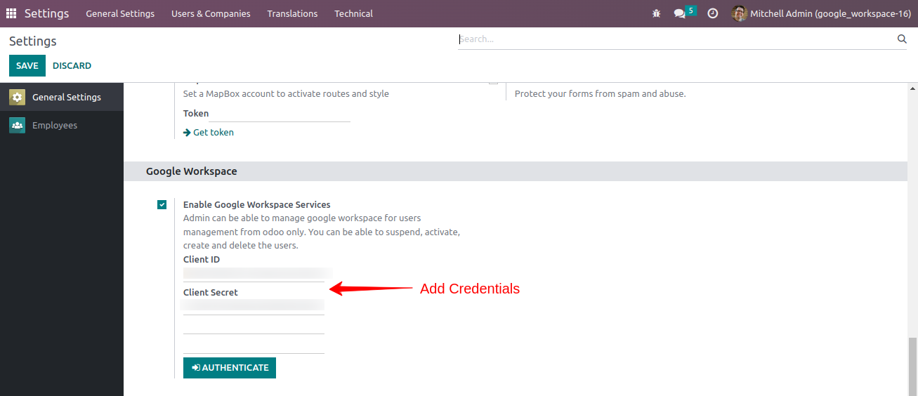 Google Workspace Integration