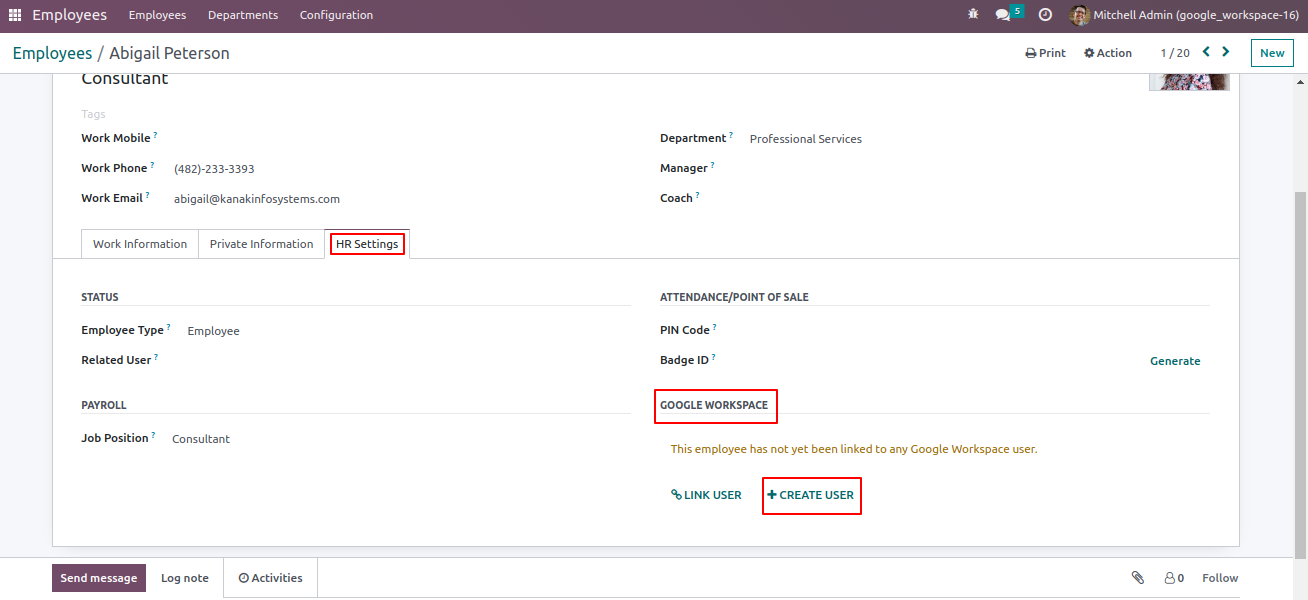 Google Workspace Integration