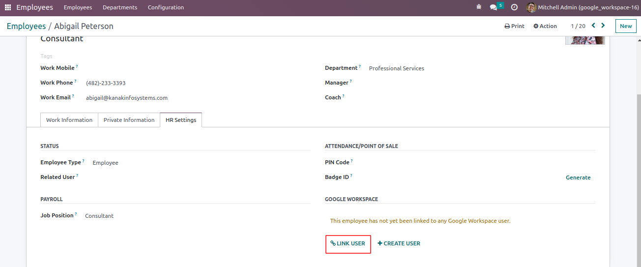 Google Workspace Integration