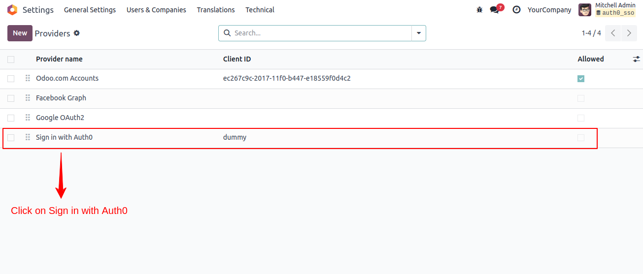 Sign in with Auth0