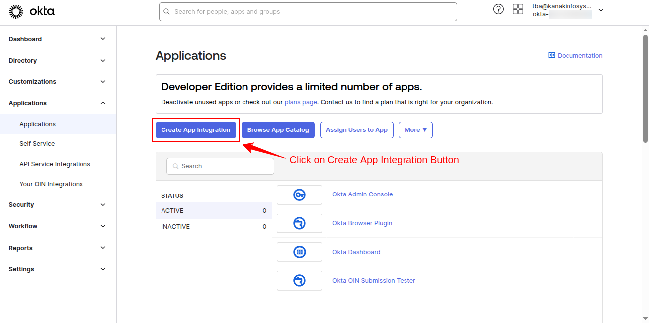 Sign in with Okta