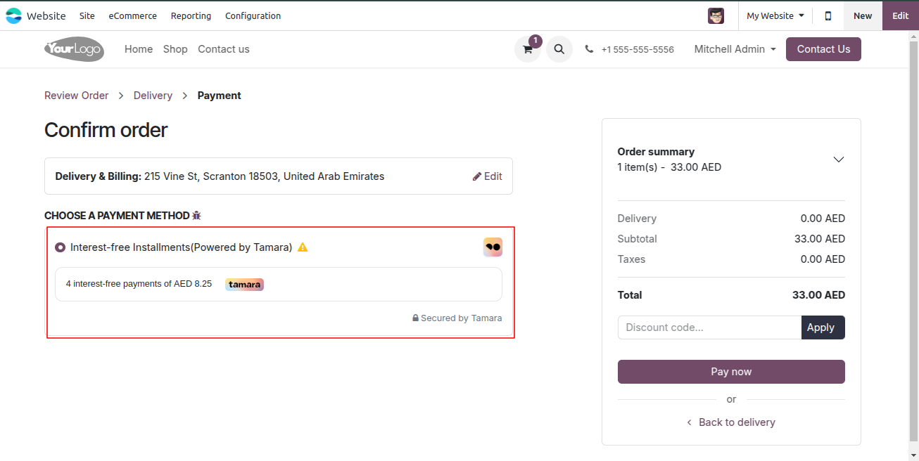 Tamara Payment Provider