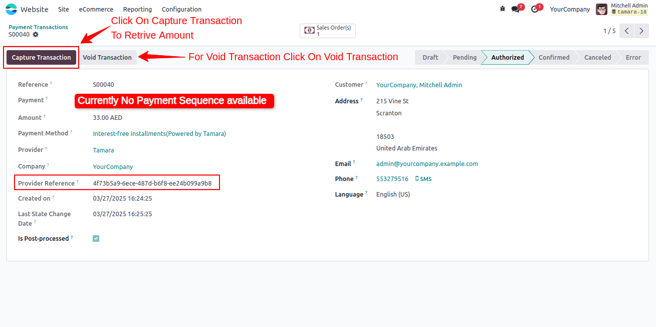 Tamara Payment Provider