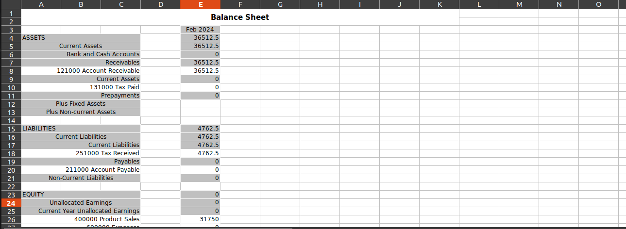 Accounting Financial Reports