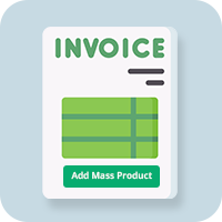 Add/import Mass/multiple product in account move line