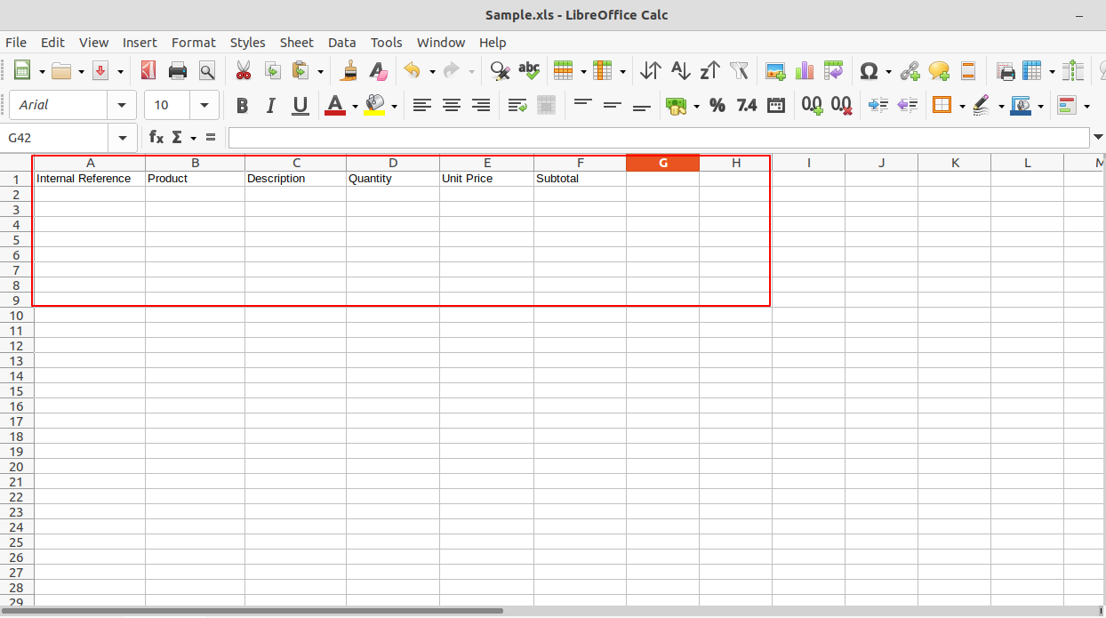 Add/import Mass/multiple product in account move line