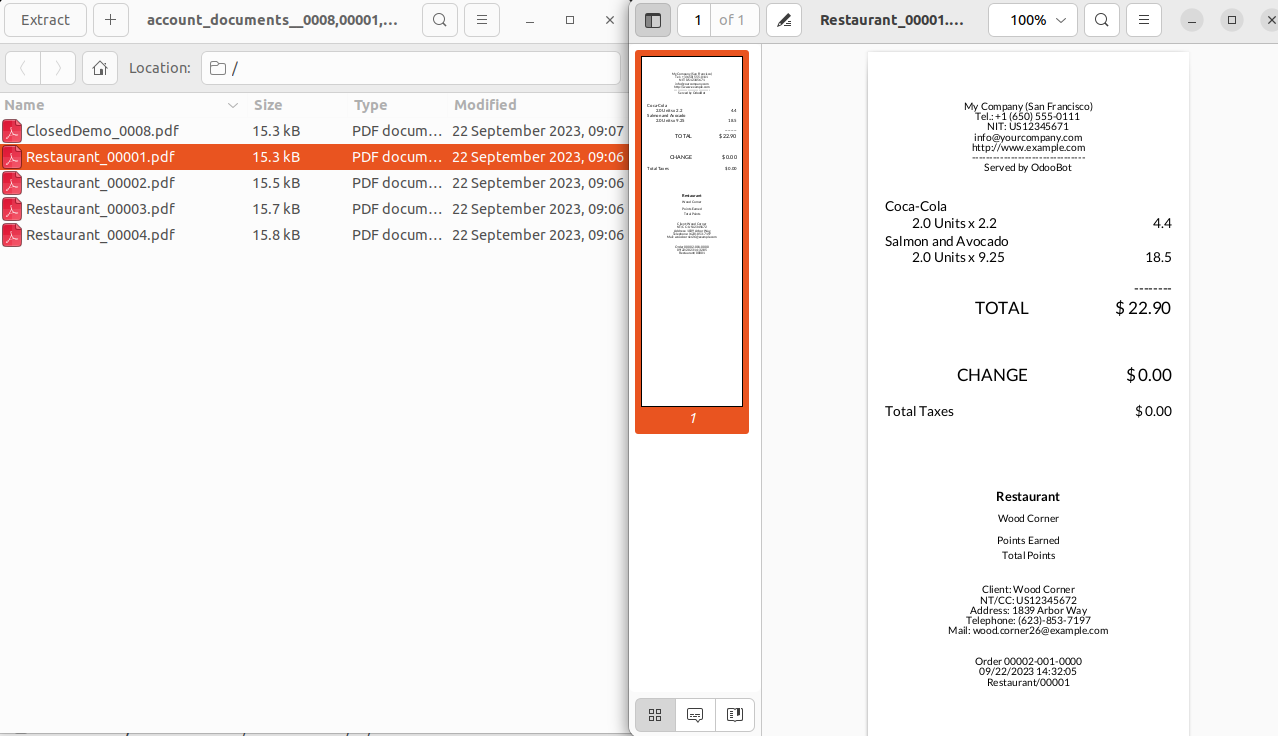 Compressed Pos Orders Reports