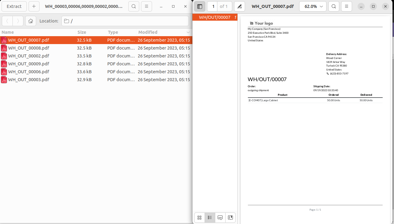 Compressed Stock Reports