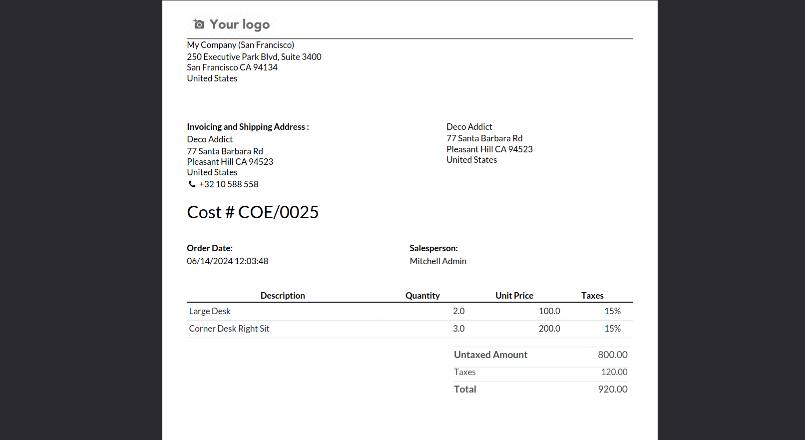 Cost Estimation