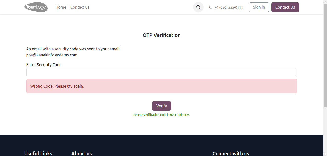 Email OTP Login Verificati