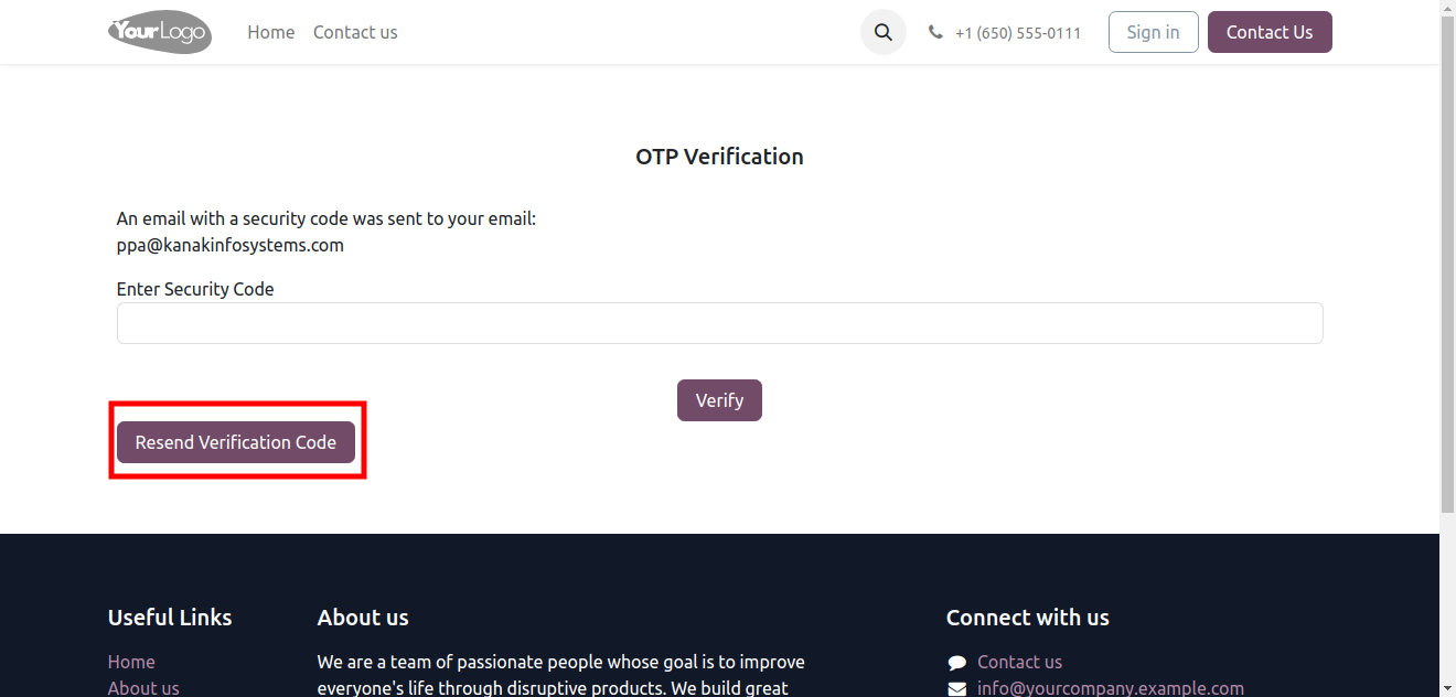 Email OTP Login Verificati