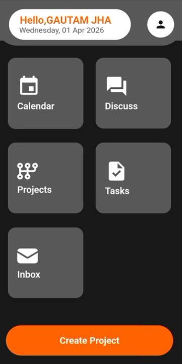 Odoo inbox dashboard showing centralized communication and notifications