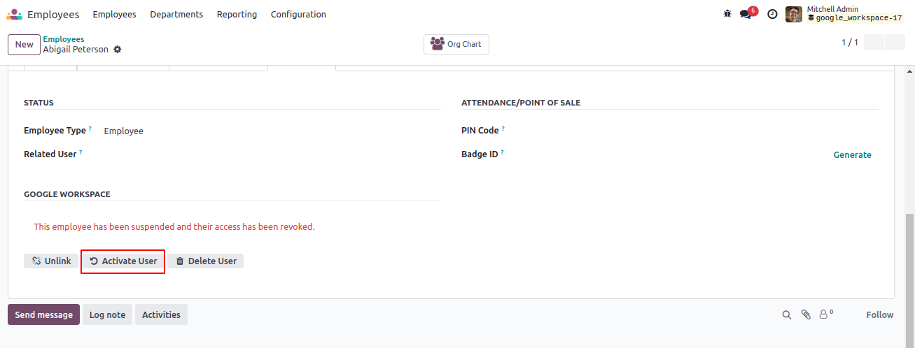 Google Workspace Integration