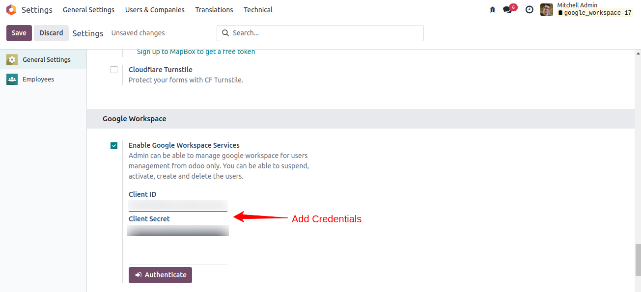 Google Workspace Integration