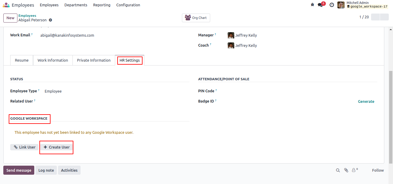 Google Workspace Integration