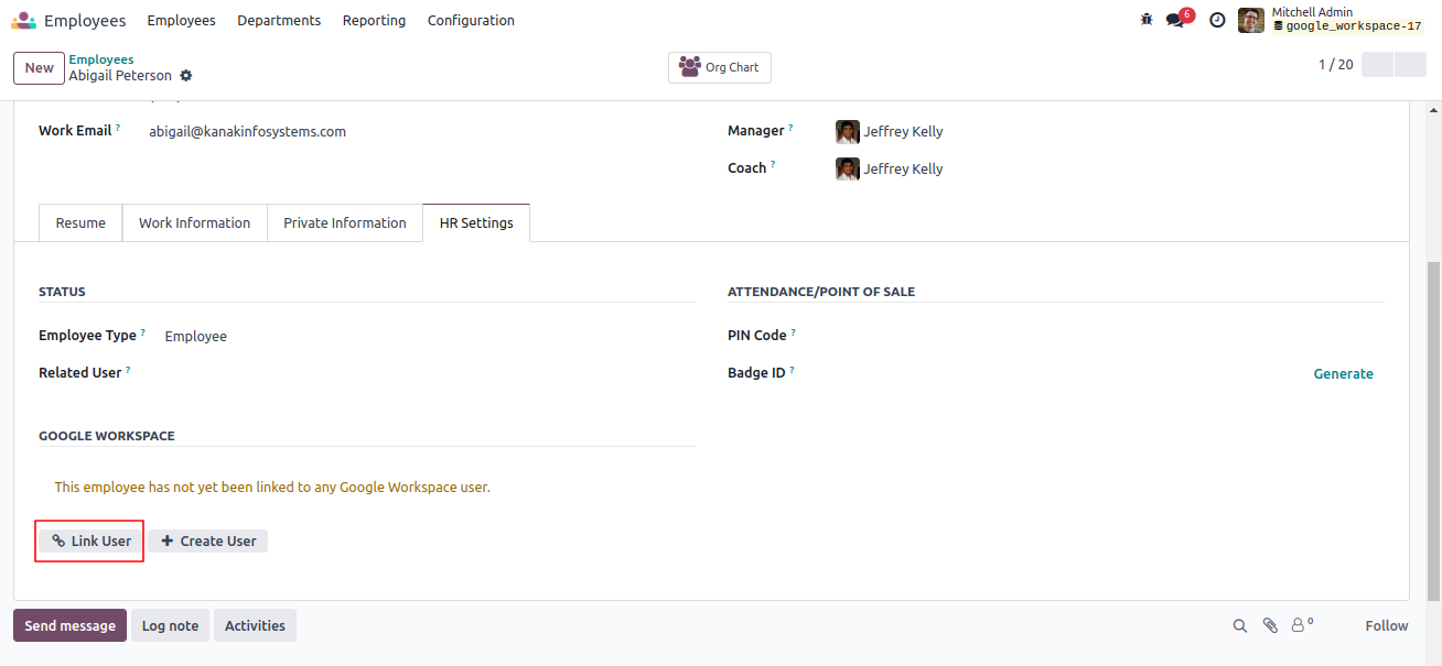 Google Workspace Integration