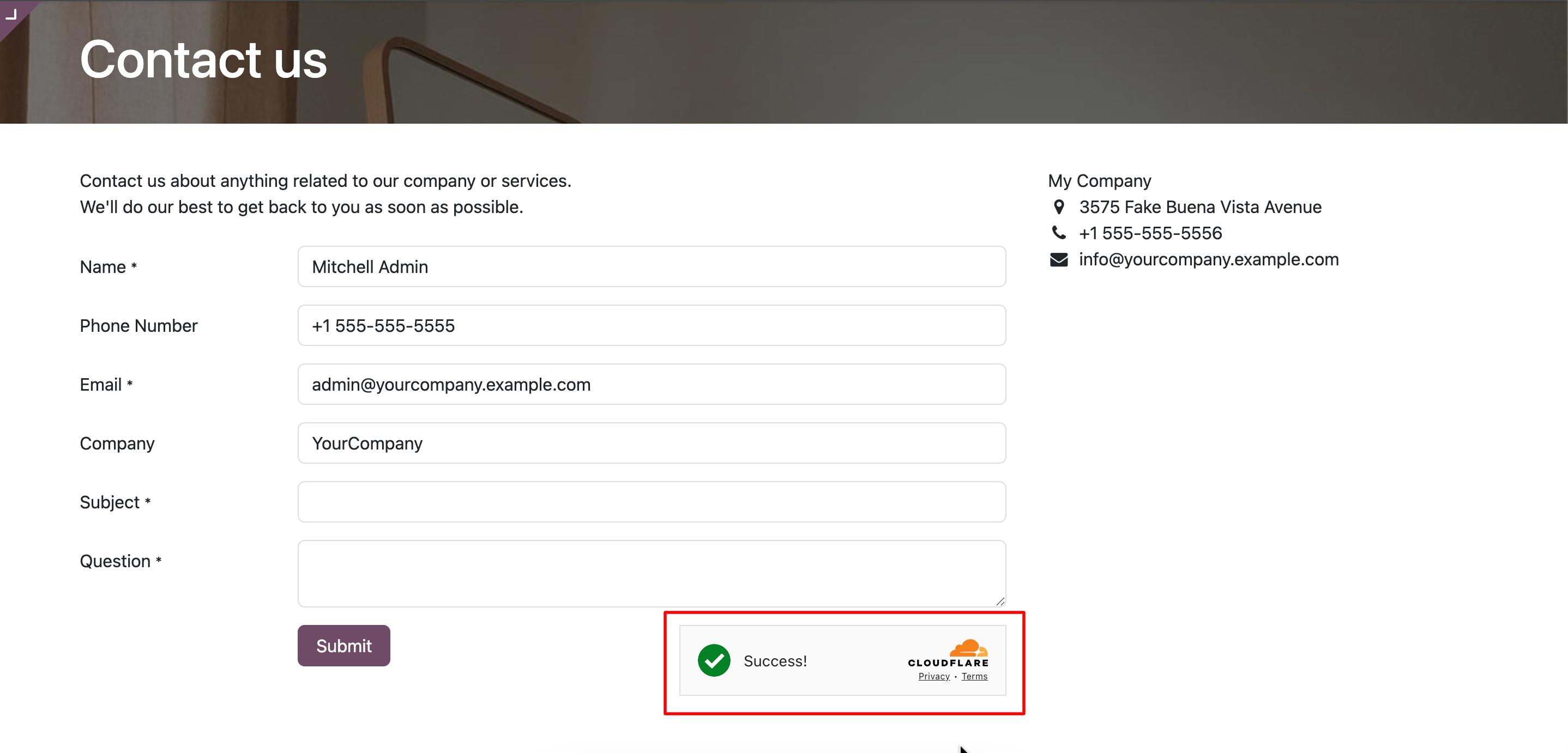 Cloudflare Turnstile Captcha
