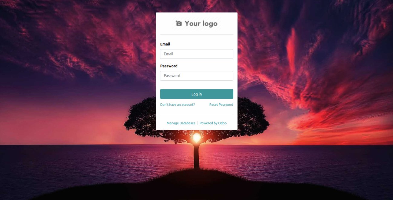 Background image in Login page