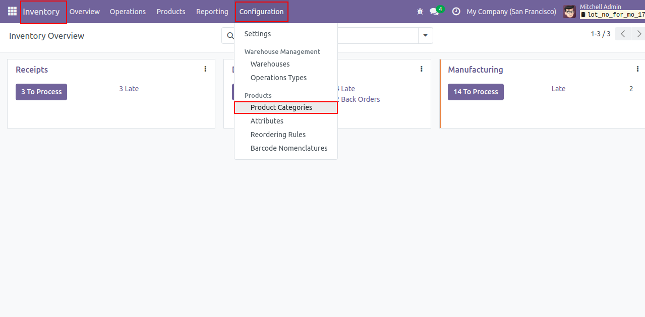 Generate Lot/Serial Number For Manufacturing Order