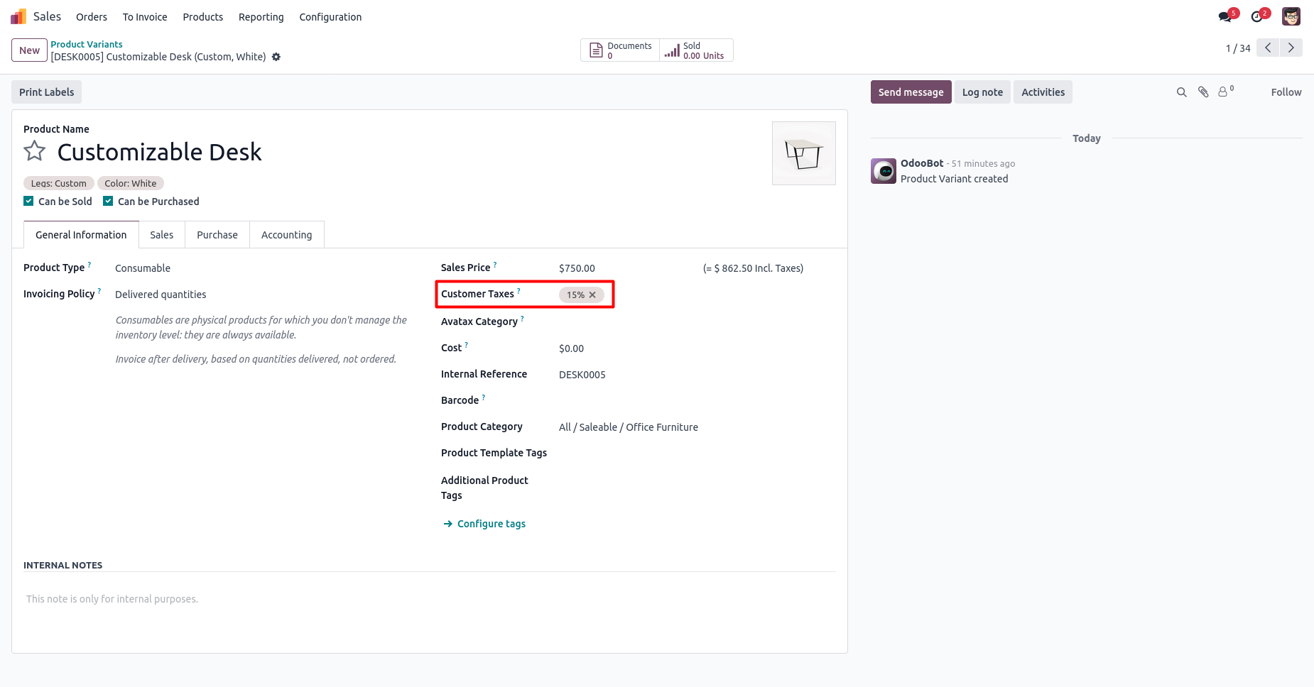 Mass Update Product For Taxes and Accounts