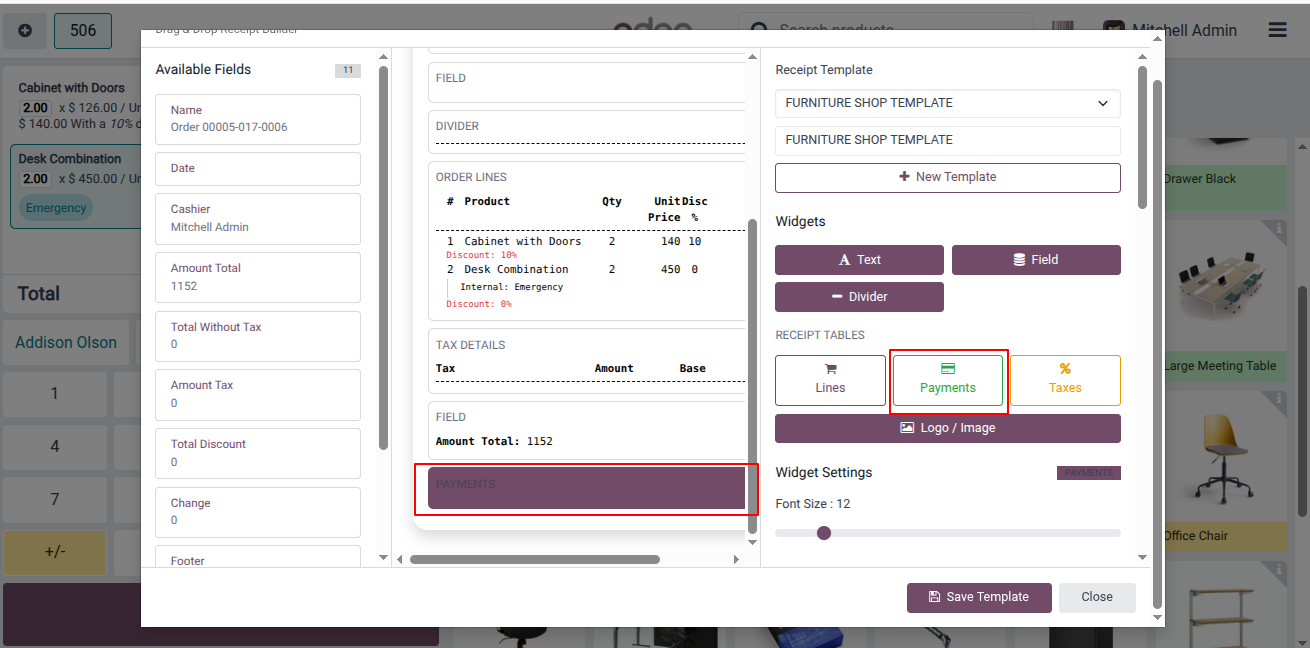 Add Payment Table