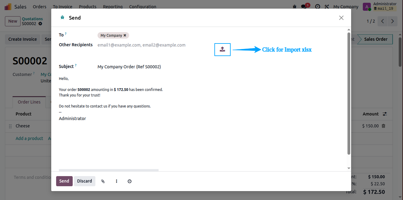 Send Email Without Partner