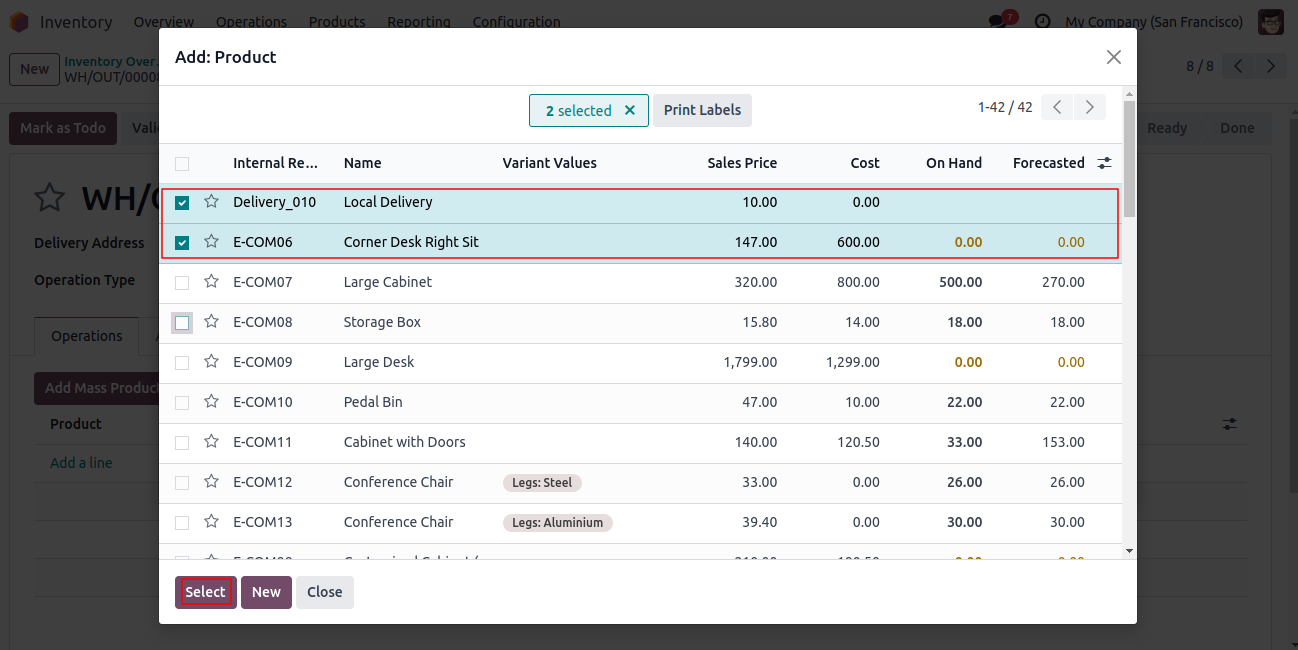 Add/import  Mass/multiple product in stock