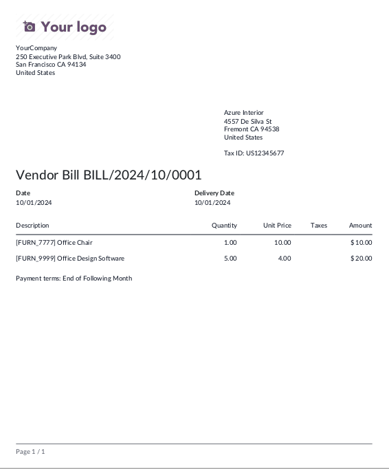 Compressed Invoice Reports