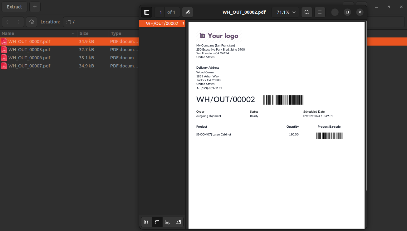 Compressed Stock Reports