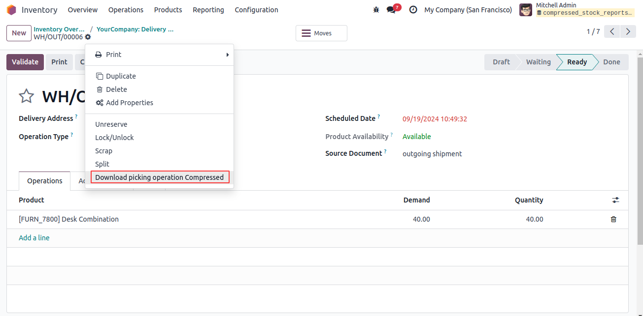 Compressed Stock Reports