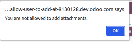 Disallow User to Add Attachment - 
        Disallow User to add Attachment
        Restrict user to add attachment in odoo
        Restrict user rights in odoo
        disallow user to upload attachment
        prevent user from attaching document
        attachment restriction for user
        restrict the attachment option
        block attachment option in odoo
        disable attachment in odoo chatter
        restrict adding attachment
        restrict users on odoo
        manage attachment rights in odoo
        attachment right manage in odoo
        odoo attachment field
        attachment in odoo
        attachment widget odoo
    