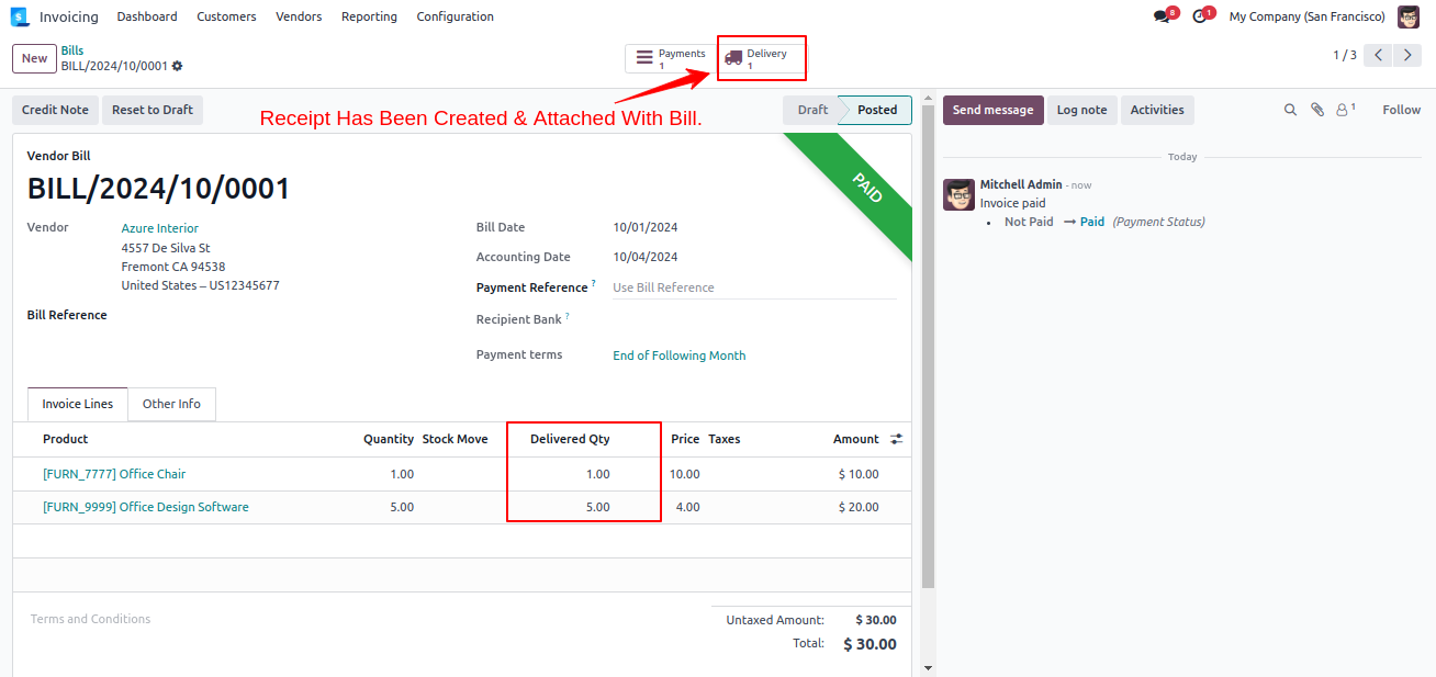 Create Delivery Order From  Customer Invoice