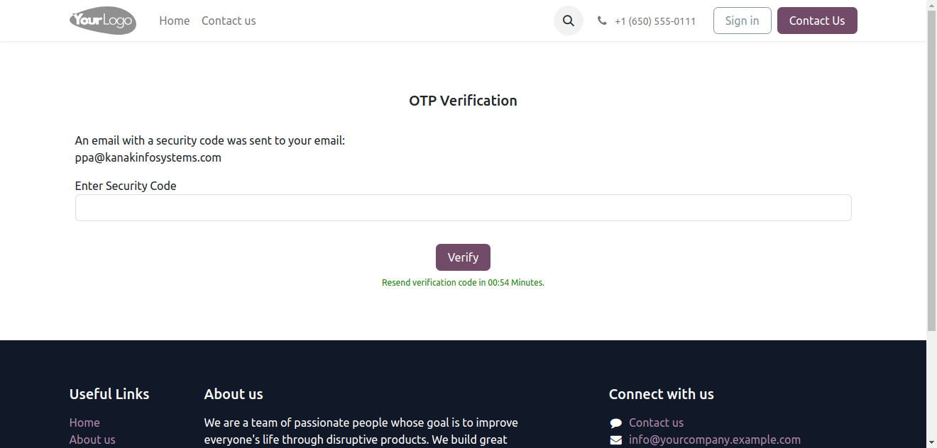 Email OTP Login Verificati