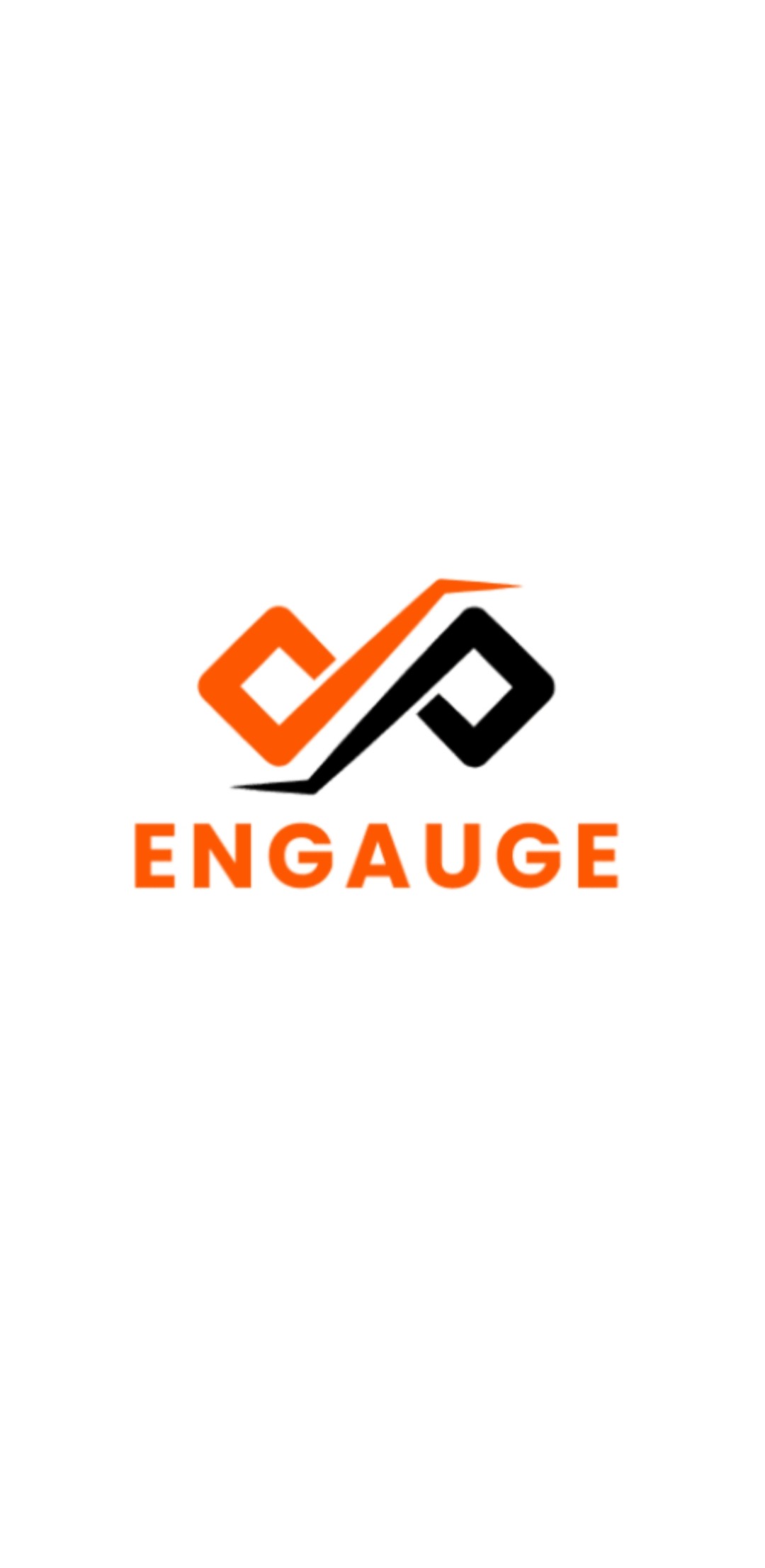 Engauge app login screen with server URL database selection and sign in form