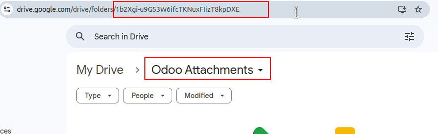 Google Drive Attachments