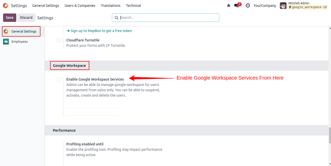 Google Workspace Integration