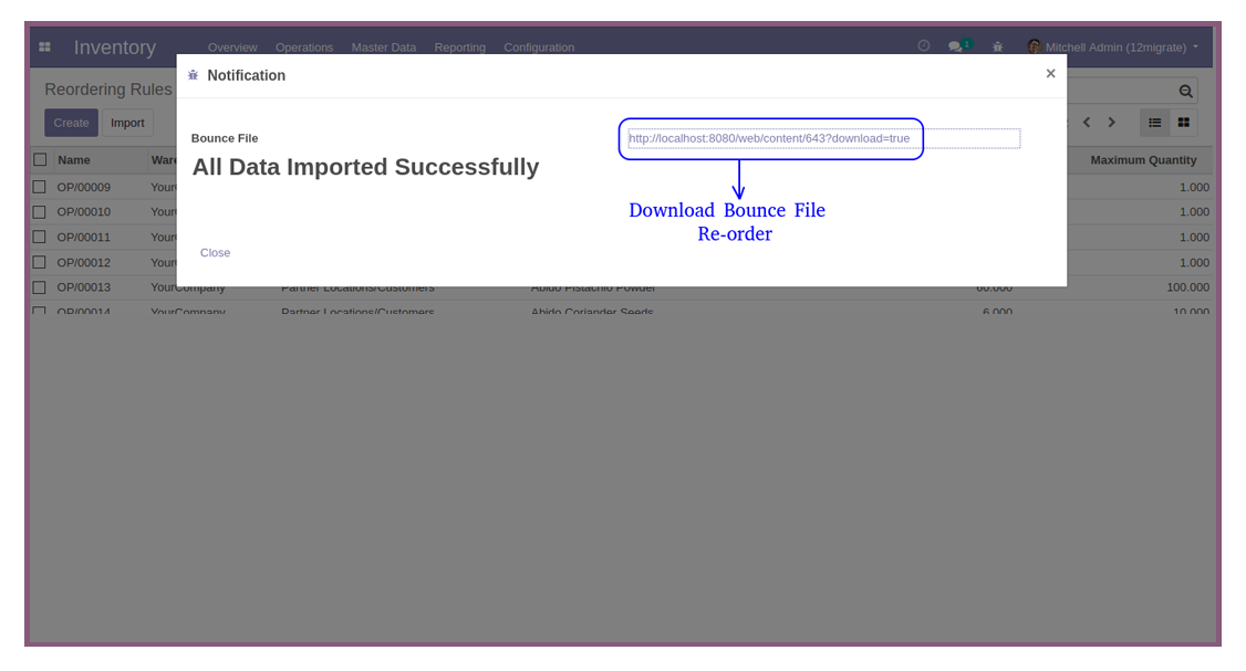 Import Product Reordering Rules - 
        This module is used to Import Reordering Product from excel or CSV file in Selected Location.
    