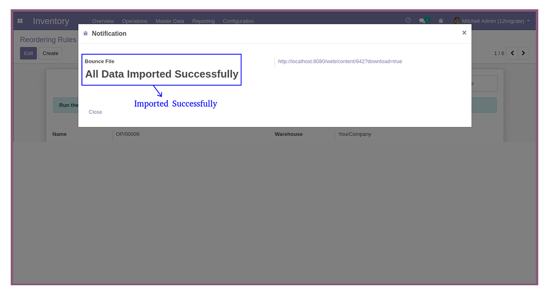Import Product Reordering Rules - 
        This module is used to Import Reordering Product from excel or CSV file in Selected Location.
    