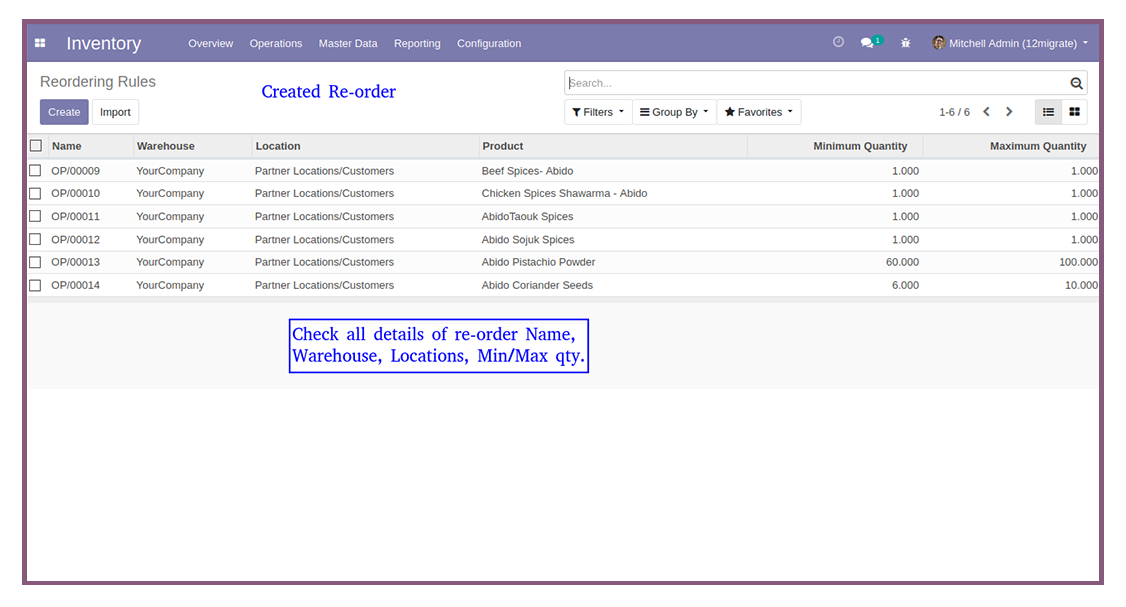 Import Product Reordering Rules - 
        This module is used to Import Reordering Product from excel or CSV file in Selected Location.
    