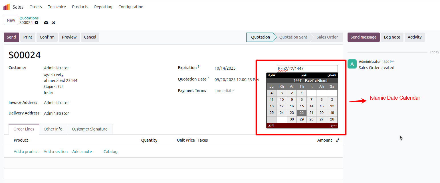 Islamic Calendar