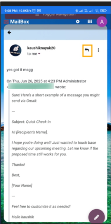Mobile View