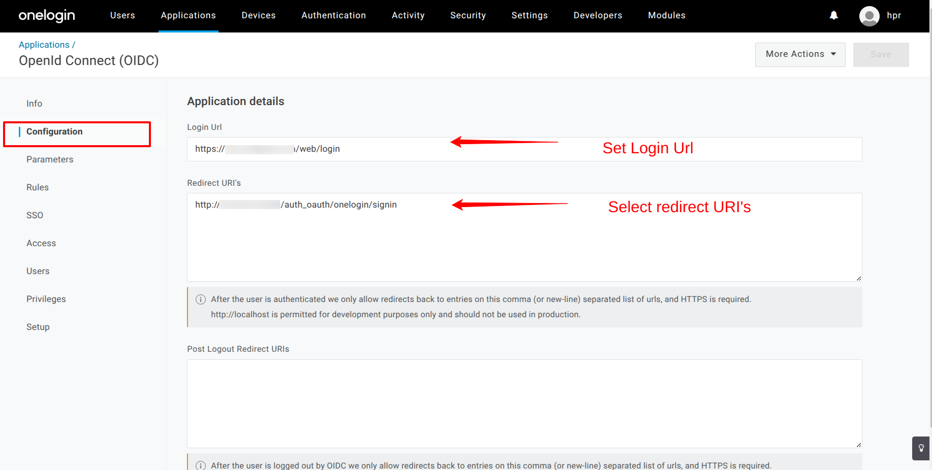 Sign in with Onelogin