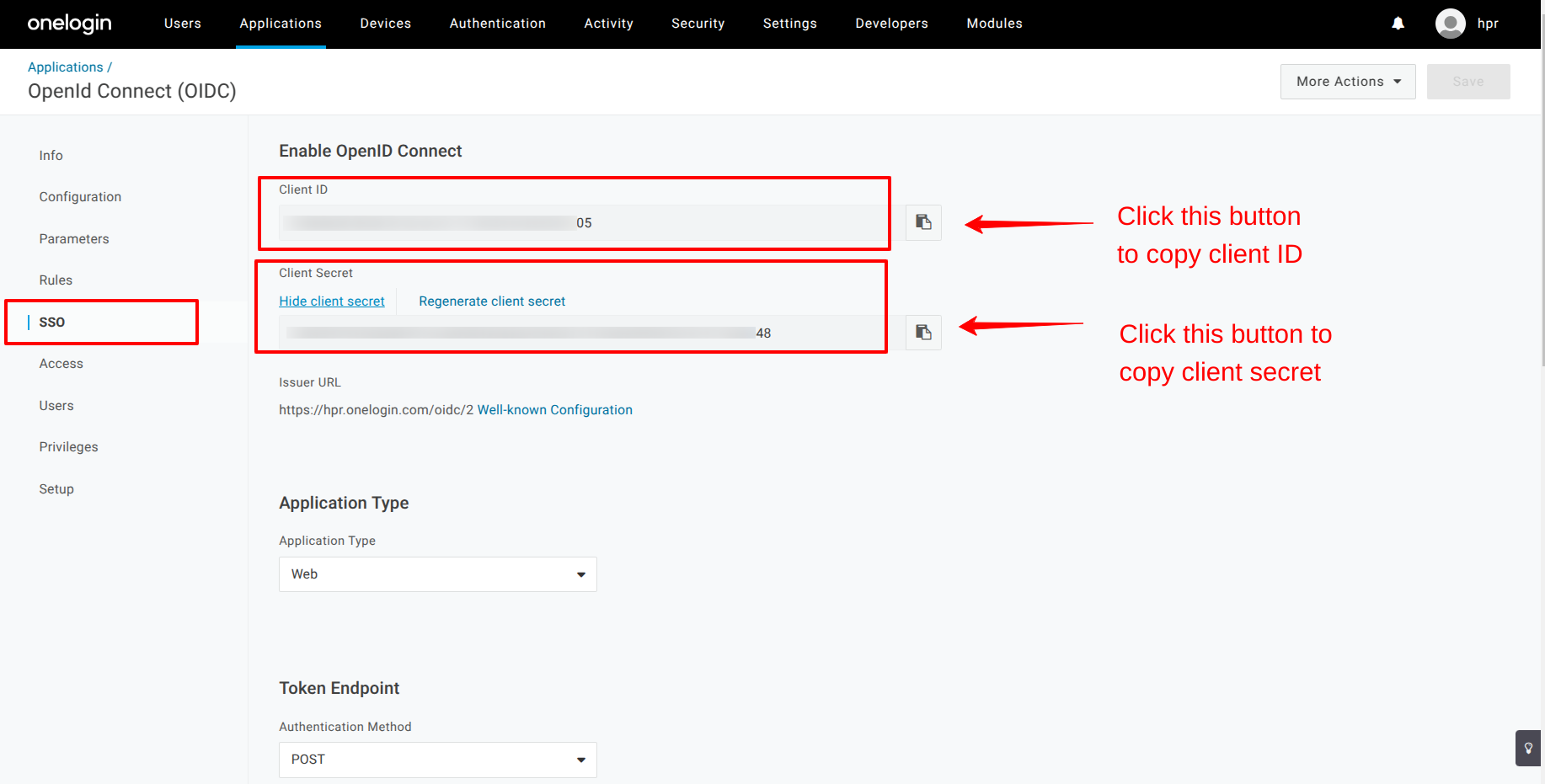 Sign in with Onelogin