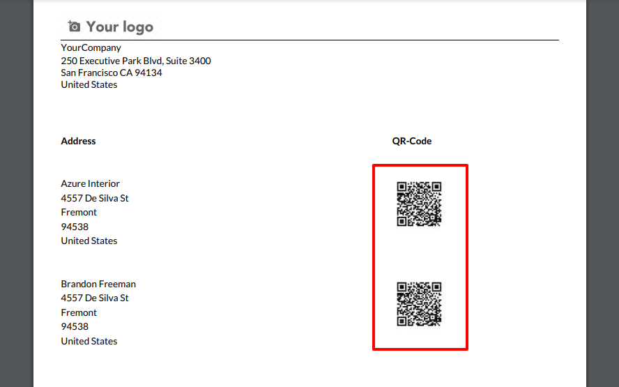 Partner Map QR Code